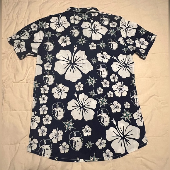 Seattle Mariners Edgar Martinez Hawaiian Shirt - Picture 4 of 5